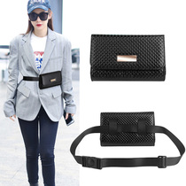 Leather waist bag female small new tide ins fashion job sales jewelry store guide Joker belt mobile phone bag