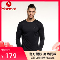 Marmot groundhog new outdoor sports T-shirt Ultra-light breathable mens long-sleeved quick-drying T-shirt