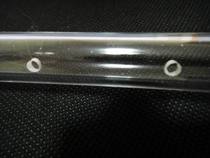  Rain shower tube Acrylic transparent plexiglass tube DYI fish tank Aquarium drip tube round hole