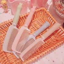 Shivering Tongan Comb Cute Student Korean Version Cartoon Teenage Girl antistatic plastic comb Female Dormitory Supplies Household