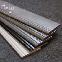 Nordic 110X600 black and white grey skirting 100x800 living-room imitation ancient skirting line tile bedroom kick angle line