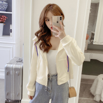 145 Short Top Jacket Jacket Early Autumn 2019 Loose Hoodie Women New Korean Short Cardigan