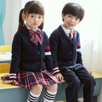 Kindergarten garden uniform British style Childrens class uniform Autumn primary school uniform College wind chorus speech Graduation uniform