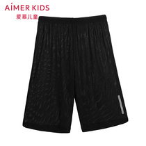 Adoring children 3-year-old boy boy baby cool mesh summer can be worn outside five-point pants AK282F32