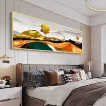 Bedroom bedside mural modern simple living room decorative painting Nordic sofa background wall painting light luxury high-end hanging painting