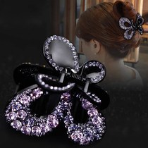 Korean version of the simple hair fa zhua large and medium-sized no rhinestone accessories personality simple jewelry gripper hairclip head hairclip sub-