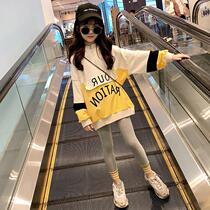 Net Red childrens clothing girls set 2020 new autumn childrens sports leisure foreign atmosphere in the big children Korean version of two sets