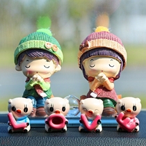 New products on the market car ornaments car doll perfume cute doll ornaments couple perfume seat