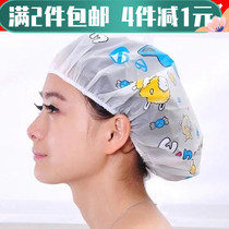 2 pieces of thick waterproof adjustable lace lace lace shampoo hat ringed protection hat bath cap