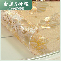 Desk protective mat table cloth waterproof translucent plastic tablecloth mat anti-oil tea