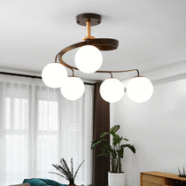 Nordic Lamps Restaurant Lamp Minimalist Rear Modern Chandelier Living-room Atmosphere Home Bedroom Creative Personality Balcony Luminaire