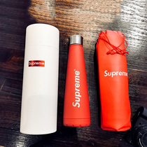 Mens water cup portable creative anti-fall personality mens Korean version of the tide brand stainless steel insulation water cup womens high-end cup