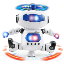 Lezhou Surging Wind Dazzling Dancer Intelligent Robot Toy Electric Dancing Stunts Toy Music Light Early Education