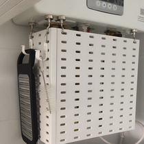 Gas water heater pipeline blocking hole plate pipe decorative cover hole plate shelf storage wall blocking box