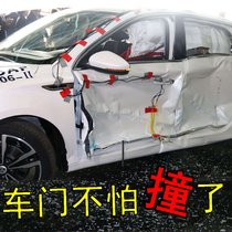 Car door reflective sticker anti-collision strip sticker rearview mirror wheel eyebrow anti-scratch strip warning sticker reflector Fender rubber strip