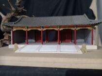 Beijing tenon structure Palace Gate hand-painted color painting original design art collection