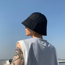 Dome Pure Color Fisherman Hat Men Tide Man Han Edition 100 Shade System Trendy Youth Summer Great Brim Hat Mens Basin Hat