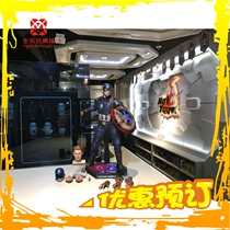 HOTTOYS HT 1 6 Reunion 4 Captain America fish scales battle suit MMS536 movable soldiers hand in hand