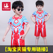 Tejah Triple Stelim Altman clothes childrens suit boys tide cool summer summer short-sleeved shorts