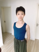 FZS Latin dance dresses Summer sleeveless vests Latin training to practice utiliti blouses boys