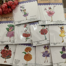 Stamping bella Garden Girl series imported rubber stamp