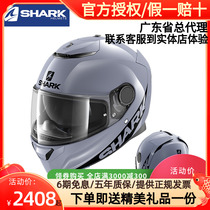 France imported shark Shark helmet motorcycle racing sports dual lens Spartan Sparta noise reduction