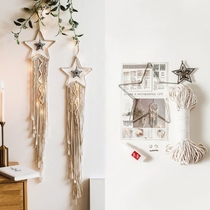 Hand woven ins dream catcher material diy hanging material pack Nordic pendant Wall headboard creative decoration