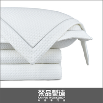 Fanlanduo model room home soft bedding bedding four sets of bedding 4 sets of basic white texture Special