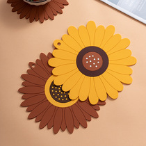 Sunflower placemat Household table heat insulation mat Anti-hot table mat Pot mat Nordic mat Coaster table mat Tableware mat
