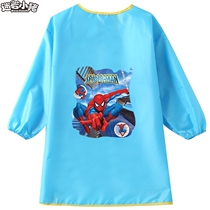 Gouache painting spring and autumn Korean dress haircut blouse new childrens apron painting clothing waterproof girl Han