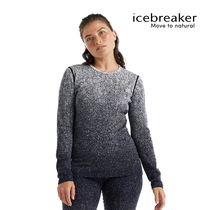 icebreaker 100% merino wool womens 250 Vertex long sleeve base shirt ski underwear