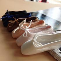 France Sansha Sansha Ballet Shoes Mini Shoes Foot Toe Shoe Phone Ballet Key Buttoned Satin Multicolored