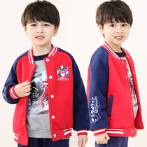 Altman boys jacket winter childrens baseball uniform with fleece 2022 new winter fleece childrens clothes