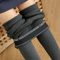 Anti-resistance to fall and winter cotton vertical thread like cashmere plus thickness and warm-up pants