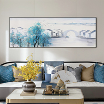 Hand Painted Oil Painting Drawing Room Decoration Painting Book House Hotel Villa Landscape Landscape Painting Modern Minima Sofa Background Fresco