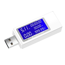 USB Tester Voltmeter Current Voltage Charger Capacity Detect