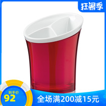  Korea nineware three-layer partition chopstick basket chopstick storage box chopstick cage disassembly and washing fork spoon drain chopstick cage