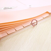  Korea Multilayer Accordion Bag Student Examination Paper Kit Invoice Bill Containing folder Classification File Package