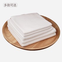 Hotel white towel strong absorbent square towel hotel quick-drying face towel soft and comfortable easy to clean large towel