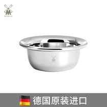 Mule muhle German imported shaving brush soap bowl metal chrome-plated stainless steel foam bowl