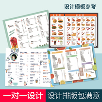 Milk Tea OrdersBurger Restaurant Lightbox Price List Design Menu Poster Design