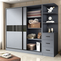 Push Ramen Wardrobe Modern Minima Solid Wood Economy Type Bedroom Home Containing Cabinet Simple Rental Room Small Closet