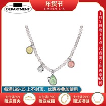 DEPARTMENT spring colorful tulip pearl necklace female summer temperament fashion choker chicpath
