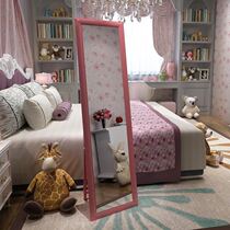  Full-body mirror Full-length mirror Floor-to-ceiling mirror European-style simple dormitory paste wall mirror Wall-mounted large fitting mirror