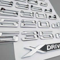 BMW 3 Series 5 Series 7 Series Diesel Edition Car Logo 318d 320d 330d 740d Digital Rear Tail Mark Mark