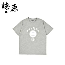 Liaoyuan equipment stampd x 424 big logo tee 18ss short sleeve t-shirt
