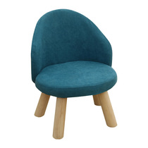 Cute comfortable and safe childrens stool Stable and non-slip creative candy color childrens backrest stool resistant to dirt and washable peace of mind