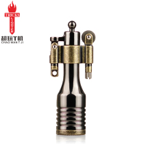 Dolphin portable lighter Hulk ultra small personality vintage grinding wheel kerosene lighter creative mini nostalgic retro