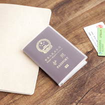 Passport cover Travel passport holder Passport bag Frosted transparent passport cover Passport cover Passport holder Passport holder