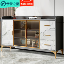 Dining Side Cabinet Modern Minima Bowl cabinet Cabinet Light Lavish Glass Wine Cabinet Integrated By Wall Home Tea Water Cabinet Locker
